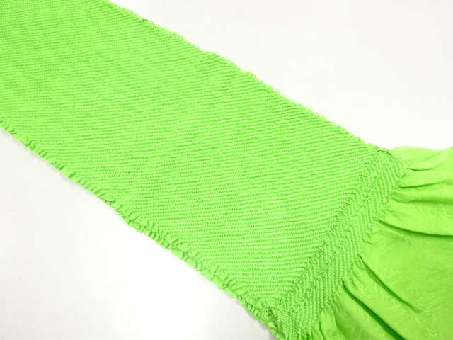 正絹　絞り　振袖用帯揚げ